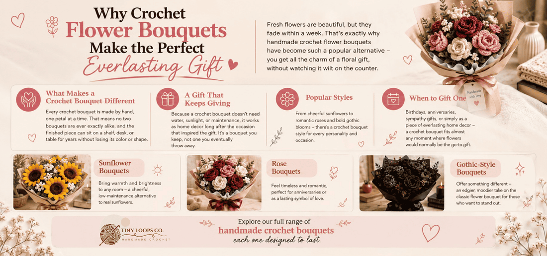 Why Crochet Flower Bouquets Make the Perfect Everlasting Gift