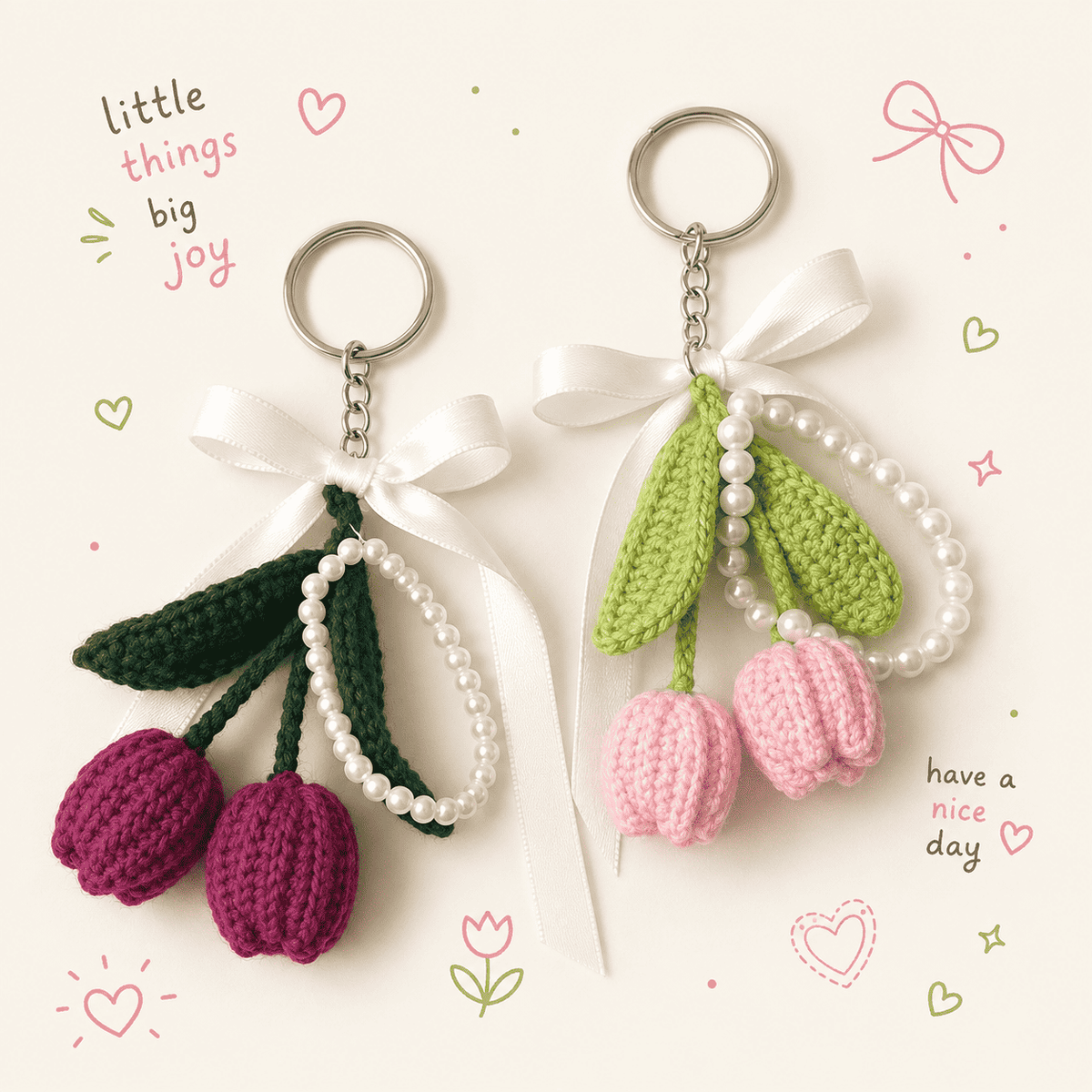 Crochet Keychains & Charms