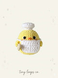 Little Chef Crochet Chick Amigurumi